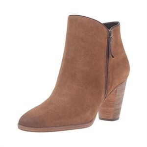 Cole Haan Hayes Suede Double Zip Booties like new